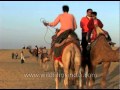 Camel ride in the Thar desert near Jaisalmer ...