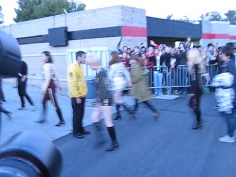 [Fancam] 121110 SBS Kpop Concert: SNSD after rehearsal