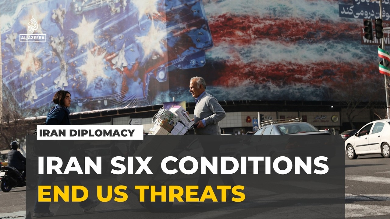 Iran sets six conditions for US diplomatic engagement, including end to threats and sanctions
