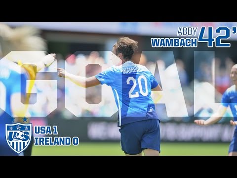 WNT vs. Republic of Ireland: Abby Wambach First Goal - May 10, 2015