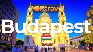 BUDAPEST, Hungary 🇭🇺 - Summer in the City - 4K HDR walking tour with captions
