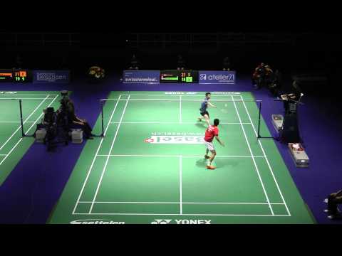 2014 Swiss Open - MS QF - Tian Houwei vs Son Wan Ho