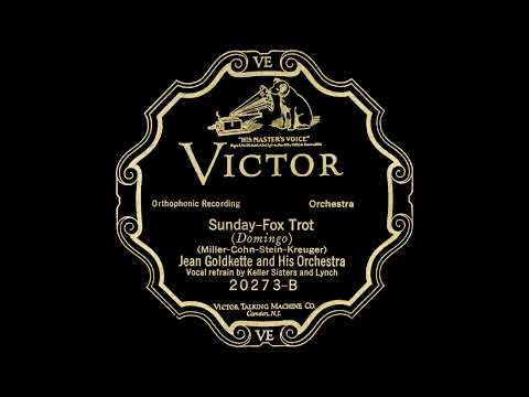 "Sunday" - Jean Goldkette & His Orchestra, v/ Keller Sisters & Lynch, w/ Bix, Tram, Lang (1926)