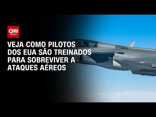 Veja como pilotos dos EUA são treinados para sobreviver a ataques aéreos | AGORA CNN
