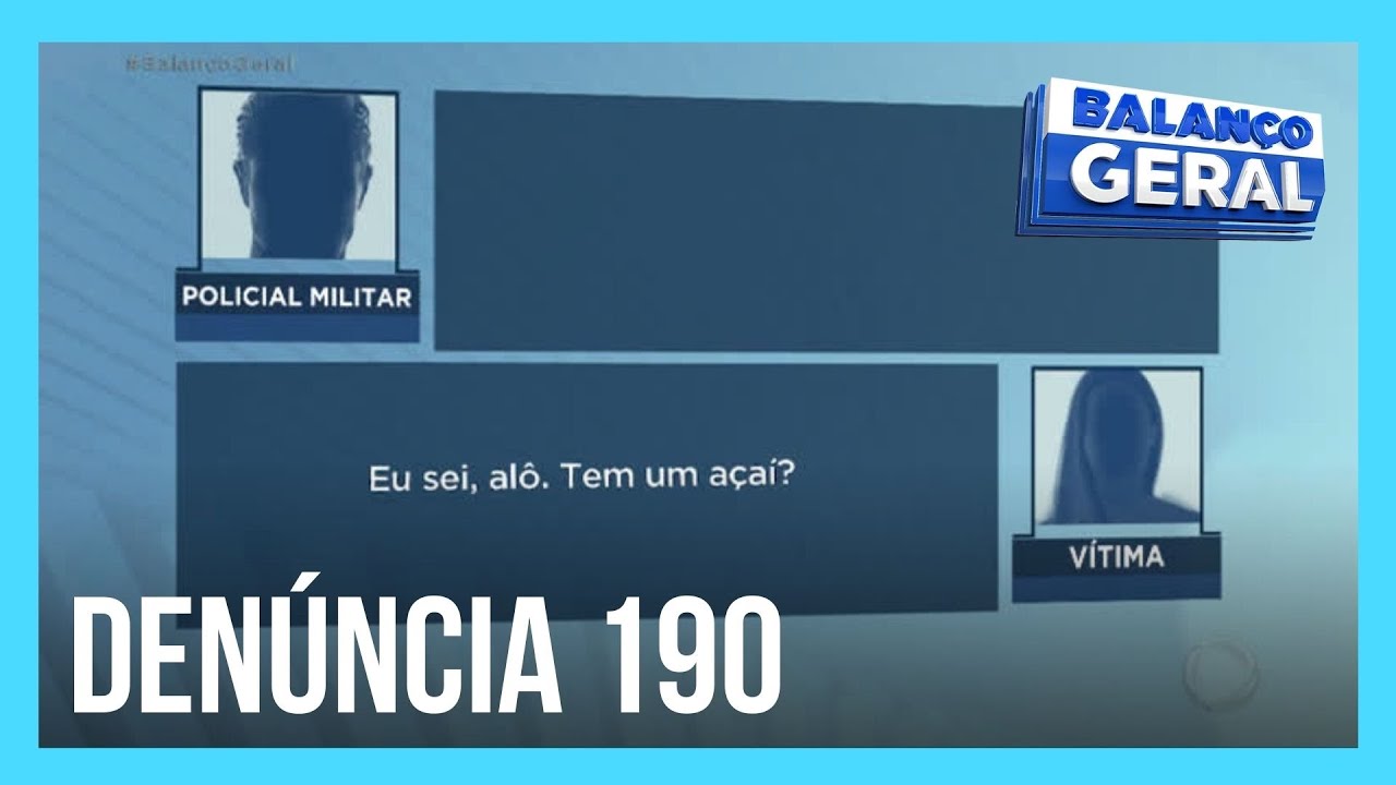 Mulher finge pedir açaí para denunciar agressor à polícia