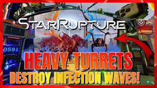 StarRupture: INSANE Heavy Turret Defence! Surviving EVERY Infection Base Core Wave, Epic Gameplay