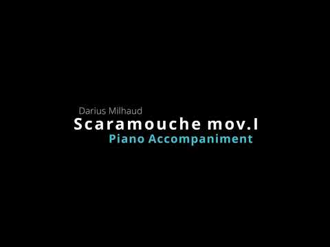 Scaramouche mov. I /Darius Milhaud piano accompaniment