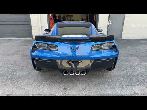 2016 c7 ZO6 BTR stage 2 cam kooks headers corsa x pipe and stock npp mufflers