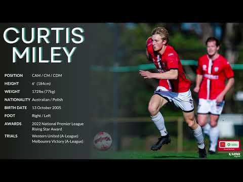Curtis Miley (CAM/CM/CDM) - Australian- Soccer/Football - 2023 Highlight Reel