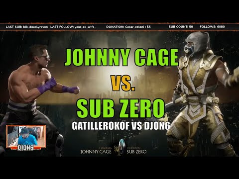 JOHNNY CAGE VS SUB ZERO - GatilleroKOF vs DjOn6 - Mortal Kombat 11 Ultimate