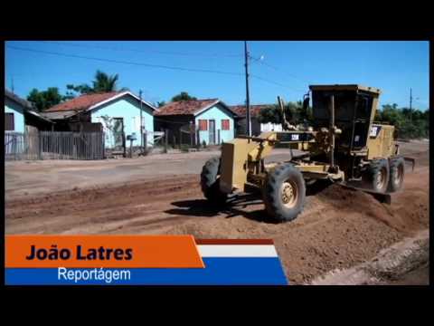 Ruas são protroladas e cascalhadas em Terra Nova.