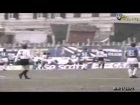 Serie A 1988-1989, day 12 Sampdoria - Atalanta 1-1 (Evair, Vialli)