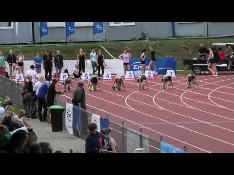 100m kobiet bieg 2 - Wałcz 20230810