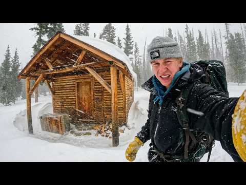 Overnight in an Off-Grid Snow Cabin - EXTREME Winter Summit
