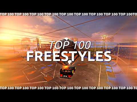 ROCKET LEAGUE TOP 100 FREESTYLES !