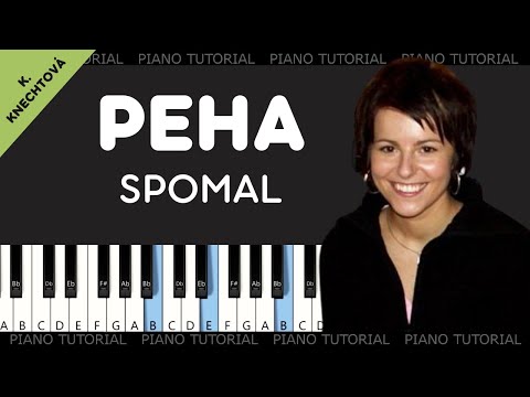 Peha - Spomal (piano tutorial | jak hrát)