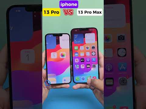 iPhone 13 Pro Max VS 13 Pro #shorts #iphone #apple #asmr