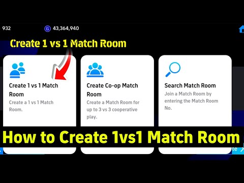 How to create & Join 1vs1 Match Room in eFootball 2026 | How to Play 1vs1 Match with Friends in Pes 