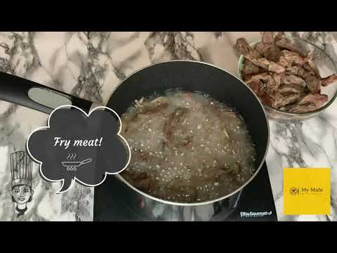 Nigerien shredded beef| Dambou Nama | Gaba Gaba | Viande Pilee