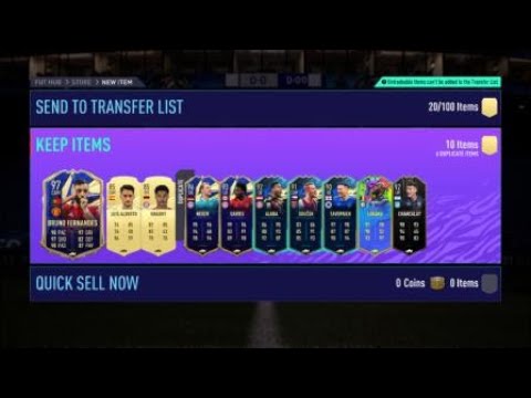 Packing 97 TOTY Bruno Fernandes (3 TOTYs in 1 pack)