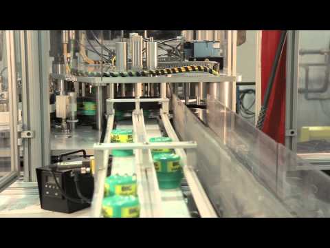 TZ120 running detergent caps. 150 lables a minute. Heat Transfer ( Therimage ) Video 10