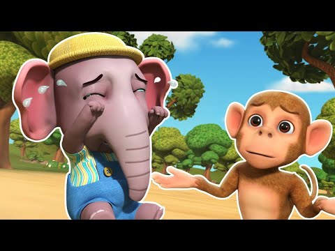 Hathi Ro Raha Tha | एक छोटा हाथी - Ek Mota Hathi | Hindi Poem For Children