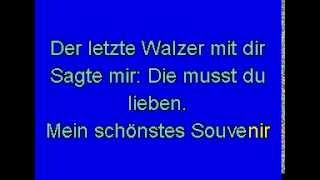 DER LETZTE WALZER - Peter Alexander (Karaoke-CD+G)