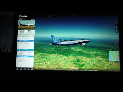 MongoTV_9200 - PLAYING WITH FLIGHTRADAR24 - Part 92 - Oman Air - Bangkok-Muscat