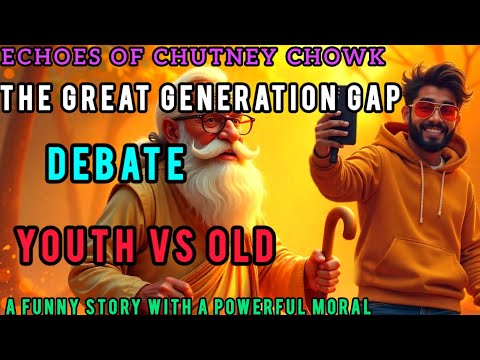 The Great Generation Gap Debate | A Funny Story with a Powerful Moral /ECHOES OF CHUTNEY CHOWK