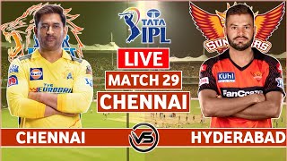 Chennai Super Kings vs Sunrisers Hyderabad Live | CSK vs SRH Live Scores & Commentary | 2nd Innings
