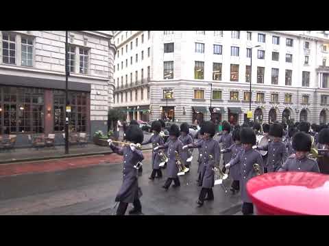 Band of the Honourable Artillery Company marching back to Barracks part 2