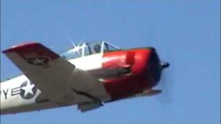 preview picture of video 'T28 Trojan takeoff from Scone - Judy Pay'