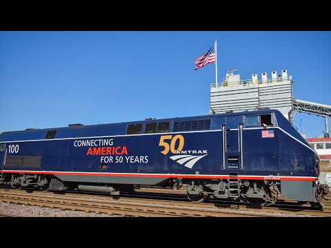 Amtrak Downeaster w/ P42DC 100 and 108 Heritage Units!!! (Midnight Blue + Phase VI)  @ Boston, MA