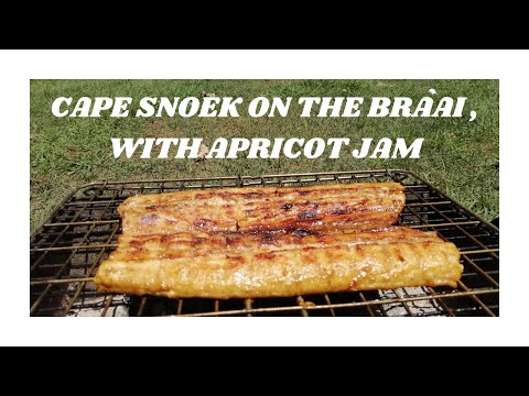 How to braai Snoek with apricot jam