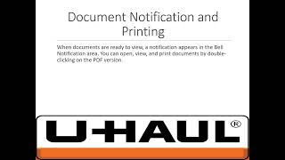 How to Access U Haul Pay Stubs & W2s