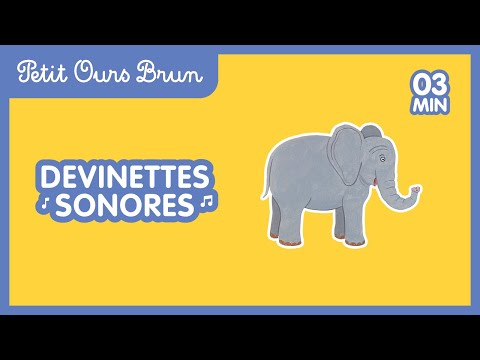 Les animaux sauvages - Les devinettes sonores de Petit Ours Brun