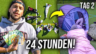 WER ALS LETZTES DEN FUßBALLPLATZ VERLÄSST GEWINNT 1.000€ *24 Stunden C