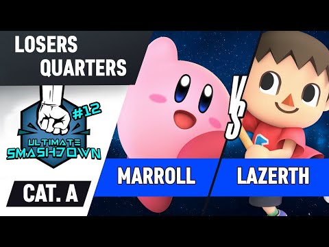 Ultimate Smashdown #12 | Losers Quarters - Marroll (Kirby) vs. Lazerth (Villager)