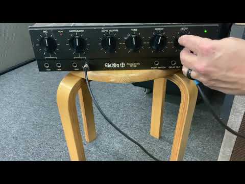 ELECTRA EP-100 Analog Delay, Mic & Instrument Inputs, Tone, Repeat, Vintage Unit - Early 80’s - Black image 14