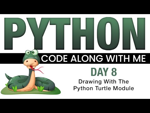 Python Code With Me Day 8 Drawing With The Python Turtle Module