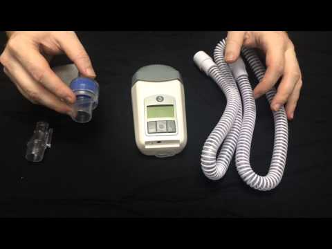 How to get started with the Z1 travel size CPAP machine?