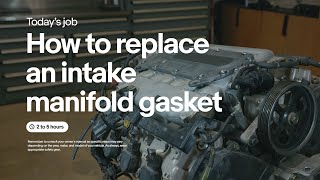 How to replace an intake manifold gasket with eBay Motors