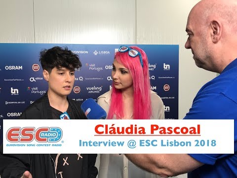 Cláudia Pascoal (Portugal)  interview @ Eurovision 2018 Lisbon | ESC Radio