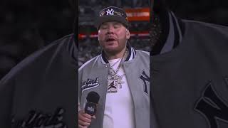 Fat Joe Sings At The World Series &amp; This Happens