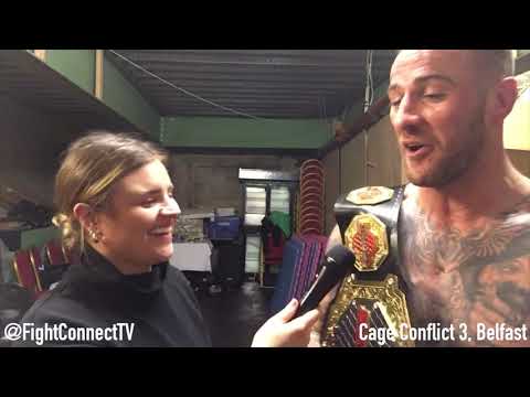 Kyle McClurkin talks Cage Conflict title win & calls for Cage Warriors Belfast addition