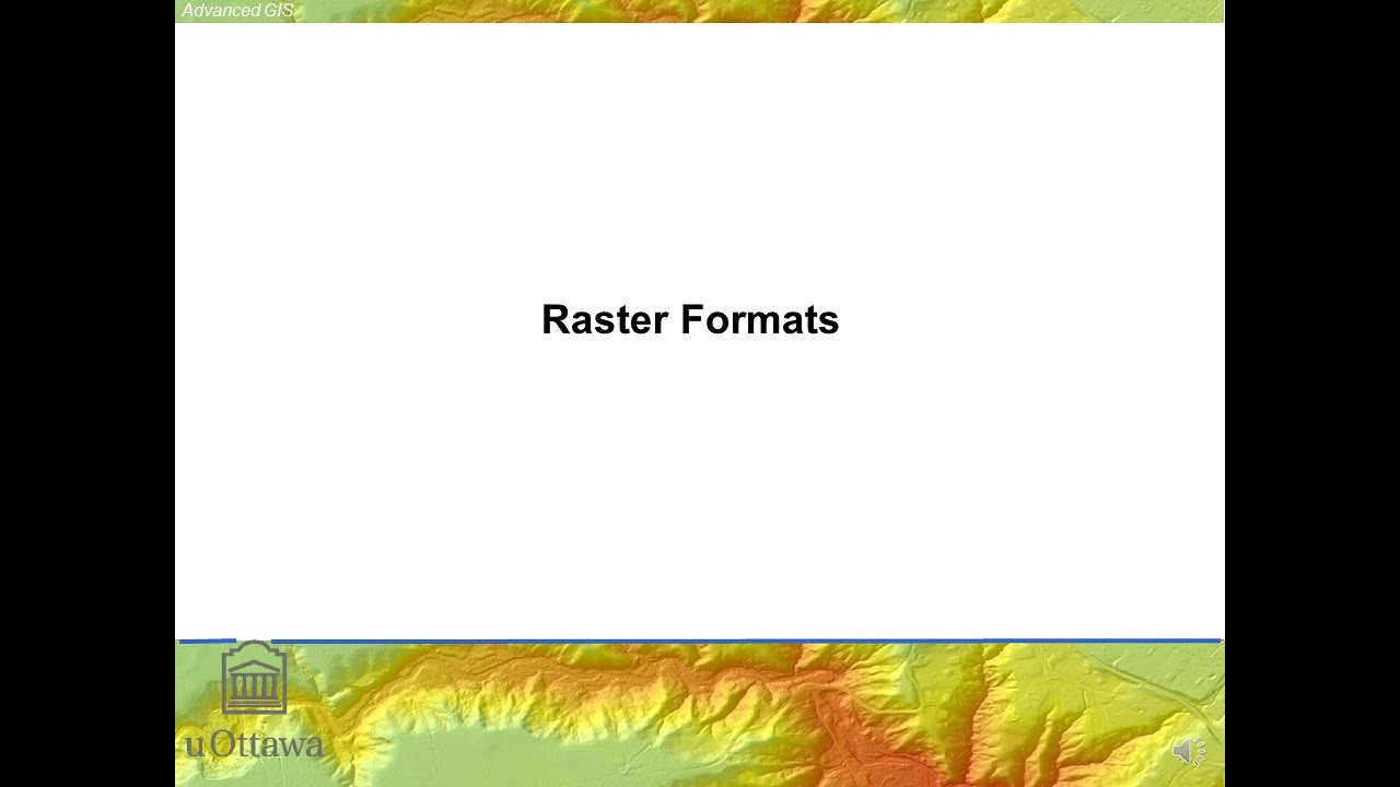 Raster formats