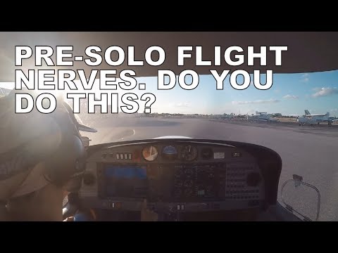 First Pre Solo Flight Nerves! And Flight Bag Organization