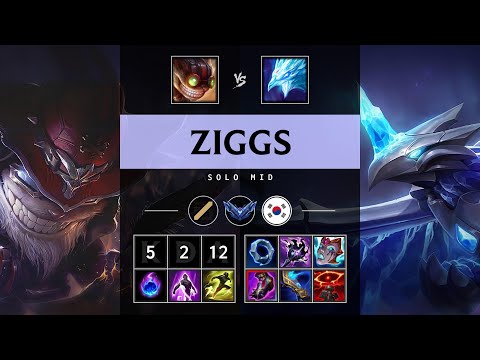Ziggs Mid vs Anivia - KR Diamond Patch 25.17