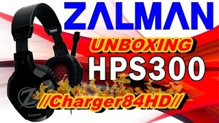Video thumbnail for Unboxing Cascos+Micro Gaming Zalman ZM HPS300 by Charger84
