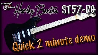 Video thumbnail for Harley Benton ST57 DG Quick Demo by John Robson Guitarist
